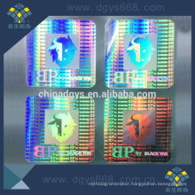 Security Anti-Fake High Quality Hologram Laser Sticker